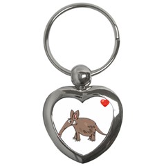 Aardvark  Shirt Steal Your Heart Aardvark 02  Shirt4 Key Chain (heart) by EnriqueJohnson