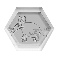 Aardvark  Shirt Steal Your Heart Aardvark 02  Shirt4 Hexagon Wood Jewelry Box