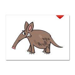 Aardvark  Shirt Steal Your Heart Aardvark 02  Shirt4 Crystal Sticker (A4)