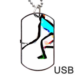 Abstract Art Sport Ace Tennis  Shirt Abstract - Art - Sport - Ace - Tennis  Shirt5 Dog Tag Usb Flash (two Sides) by EnriqueJohnson