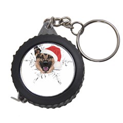 German Shepherd T- Shirt German Shepherd Merry Christmas T- Shirt (3) Measuring Tape by ZUXUMI