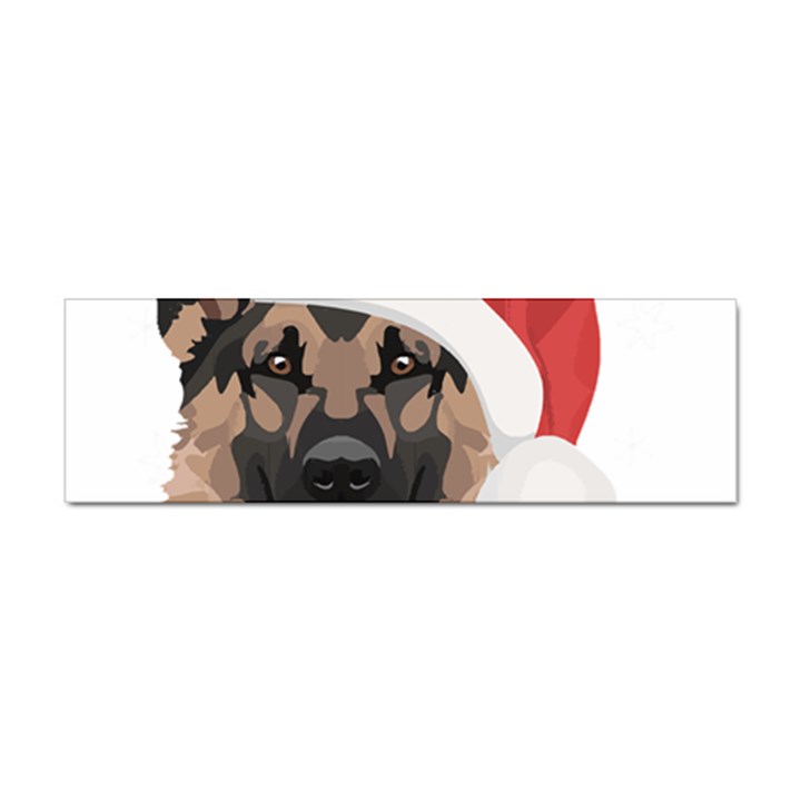 German Shepherd T- Shirt German Shepherd Merry Christmas T- Shirt (4) Sticker Bumper (10 pack)