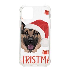 German Shepherd T- Shirt German Shepherd Merry Christmas T- Shirt (4) Iphone 11 Pro 5 8 Inch Tpu Uv Print Case by ZUXUMI