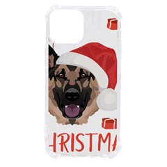 German Shepherd T- Shirt German Shepherd Merry Christmas T- Shirt (4) iPhone 13 mini TPU UV Print Case