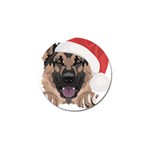 German Shepherd T- Shirt German Shepherd Merry Christmas T- Shirt (6) Golf Ball Marker (10 pack) Front