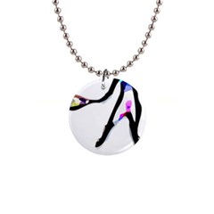 Abstract Art Sport Women Tennis  Shirt Abstract Art Sport Women Tennis  Shirt (1)11 1  Button Necklace by EnriqueJohnson