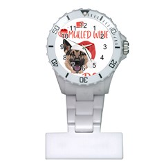 German Shepherd T- Shirt German Shepherd Mulled Wine Christmas T- Shirt Plastic Nurses Watch by ZUXUMI