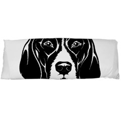 German Shorthaired Pointer Dog T- Shirt German Shorthaired Pointer Santa Christmas Tree Lights Xmas Body Pillow Case (dakimakura) by ZUXUMI