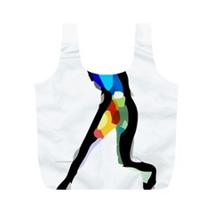 Abstract Art Sport Women Tennis  Shirt Abstract Art Sport Women Tennis  Shirt15 Full Print Recycle Bag (m) by EnriqueJohnson