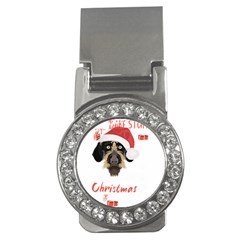 German Wirehaired Pointer T- Shirt German Wirehaired Pointer Merry Christmas T- Shirt (1) Money Clips (cz)  by ZUXUMI