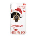 German Wirehaired Pointer T- Shirt German Wirehaired Pointer Merry Christmas T- Shirt (1) iPhone 11 Pro Max 6.5 Inch TPU UV Print Case Front