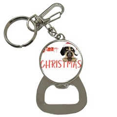 German Wirehaired Pointer T- Shirt German Wirehaired Pointer Merry Christmas T- Shirt (3) Bottle Opener Key Chain
