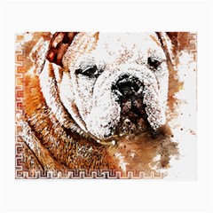 Bulldog T- Shirt English Bulldog Animal Wildlife Forest Nature Discovery Fauna T- Shirt Small Glasses Cloth by JamesGoode