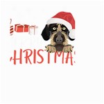 German Wirehaired Pointer T- Shirt German Wirehaired Pointer Merry Christmas T- Shirt (3) Small Garden Flag (Two Sides) Front