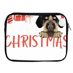 German Wirehaired Pointer T- Shirt German Wirehaired Pointer Merry Christmas T- Shirt (3) Apple Ipad 2/3/4 Zipper Cases by ZUXUMI