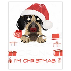 German Wirehaired Pointer T- Shirt German Wirehaired Pointer Merry Christmas T- Shirt (6) Drawstring Bag (small)
