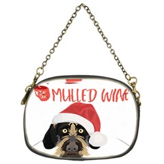 German Wirehaired Pointer T- Shirt German Wirehaired Pointer Mulled Wine Christmas T- Shirt Chain Purse (two Sides) by ZUXUMI