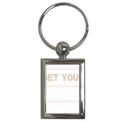 Get Your Sparkle On T- Shirt Get Your Sparkle On Ugly Christmas Sweater T- Shirt Key Chain (rectangle) by ZUXUMI