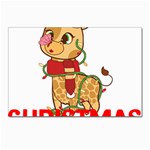 Giraffe T- Shirt Cute Giraffe T- Shirt Postcards 5  x 7  (Pkg of 10) Front