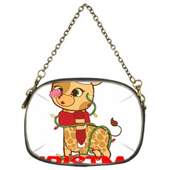 Giraffe T- Shirt Cute Giraffe T- Shirt Chain Purse (one Side) by ZUXUMI