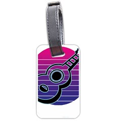 Girl Ukulele T- Shirt Ukulele Guitar T- Shirt Luggage Tag (one Side) by ZUXUMI