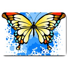 Butterfly Art T- Shirtbutterfly T- Shirt Large Doormat by JamesGoode