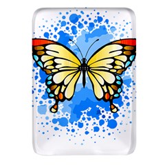 Butterfly Art T- Shirtbutterfly T- Shirt Rectangular Glass Fridge Magnet (4 Pack)