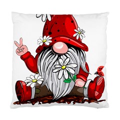 Gnome T- Shirt Let It Be Hippy Gnome T- Shirt Standard Cushion Case (two Sides) by ZUXUMI