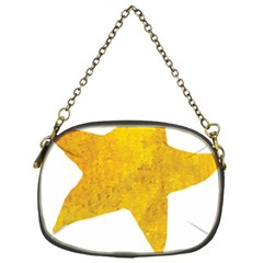 Gold Star T- Shirt Watercolor Gold Star T- Shirt Chain Purse (one Side) by ZUXUMI