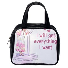 I Will Get Everything I Want Classic Handbag (one Side) by SychEva
