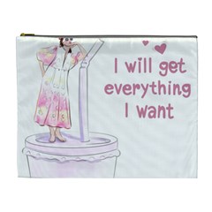 I Will Get Everything I Want Cosmetic Bag (xl)