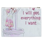 I Will Get Everything I Want Cosmetic Bag (XXL) Back