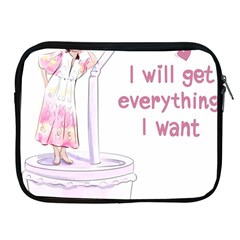 I Will Get Everything I Want Apple Ipad 2/3/4 Zipper Cases