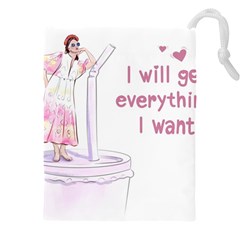 I Will Get Everything I Want Drawstring Pouch (4xl) by SychEva