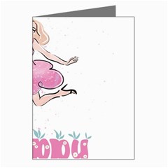 Happy Girl Greeting Card by SychEva