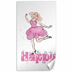 Happy Girl Canvas 40  X 72  by SychEva