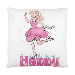 Happy Girl Standard Cushion Case (two Sides)