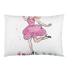 Happy Girl Pillow Case by SychEva