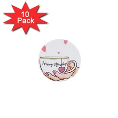 Happy Monday 1  Mini Buttons (10 Pack) 