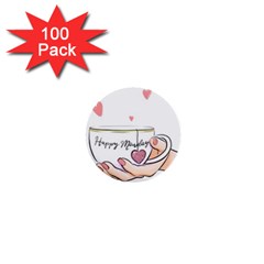 Happy Monday 1  Mini Buttons (100 Pack) 