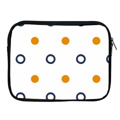 Abstract Dots And Circle Pattern T- Shirt Abstract Dots And Circle Pattern T- Shirt Apple Ipad 2/3/4 Zipper Cases