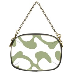 Abstract Pattern Green Swirl T- Shirt Abstract Pattern Green Swirl T- Shirt Chain Purse (two Sides)