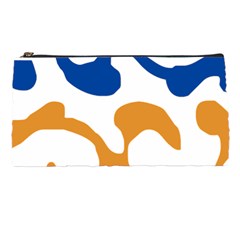 Abstract Swirl Gold And Blue Pattern T- Shirt Abstract Swirl Gold And Blue Pattern T- Shirt Pencil Case