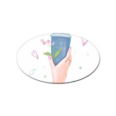 Never Stop Dreaming Sticker (oval) by SychEva