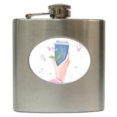 Never Stop Dreaming Hip Flask (6 Oz) by SychEva