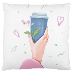 Never Stop Dreaming Large Cushion Case (one Side) by SychEva