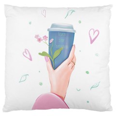 Never Stop Dreaming Large Premium Plush Fleece Cushion Case (one Side)