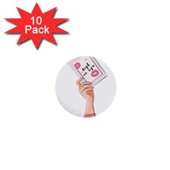 Hand 1 1  Mini Buttons (10 Pack)  by SychEva