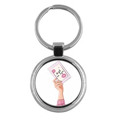 Hand 1 Key Chain (round) by SychEva