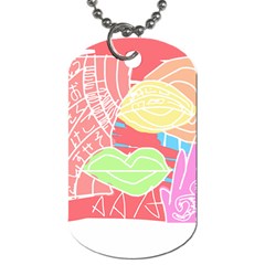 Abstract T- Shirt Aksara T- Shirt Dog Tag (two Sides)